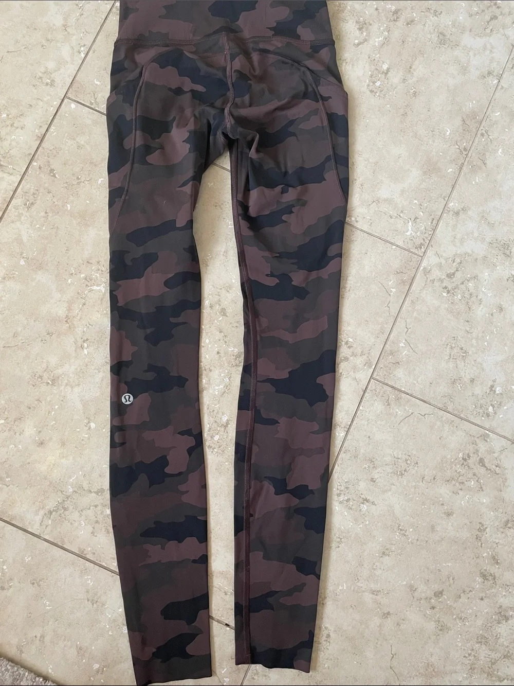 lululemon athletica Women's Camo Fast and Free Leggings size 2